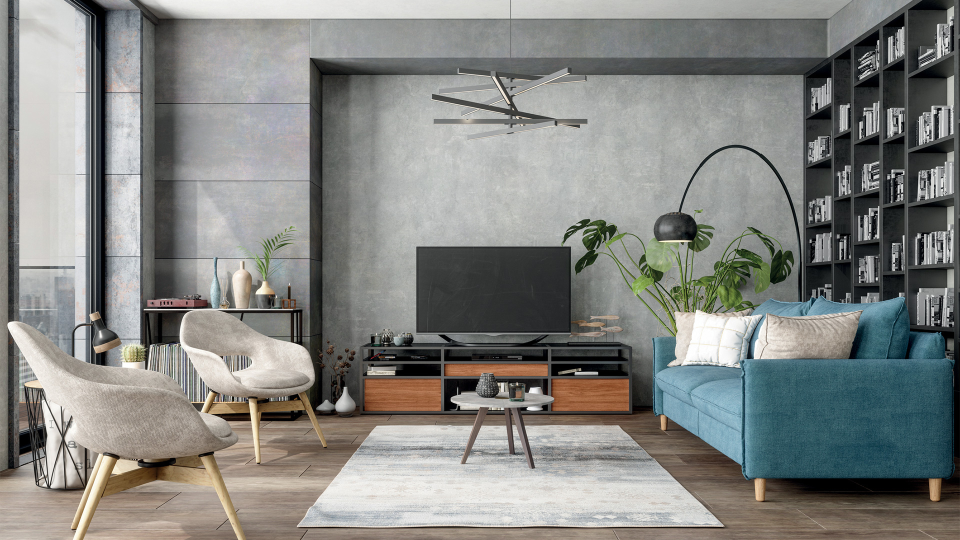 Staff Aménagement et Promotion - Les Hameaux de la Roseraie - Appartements neufs à Marly - Vue intérieure